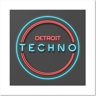 DETROIT TECHNO Posters and Art